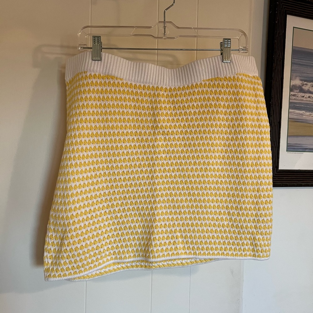 Sunny Knit Mini Skirt